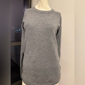 Grey long sleeve lululemon  sweater